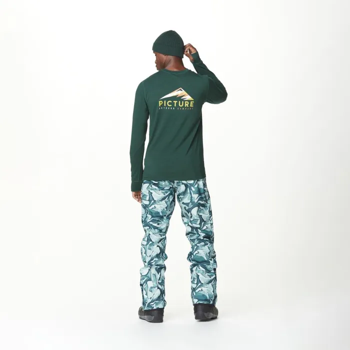 Men PLAN PRINTED PANTS Picture Organic Clothing Snow Pants