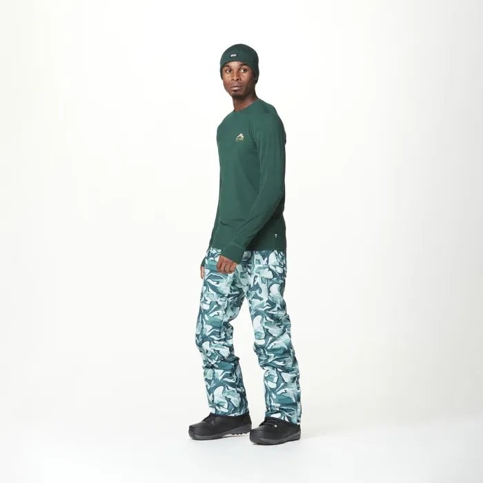 Men PLAN PRINTED PANTS Picture Organic Clothing Snow Pants