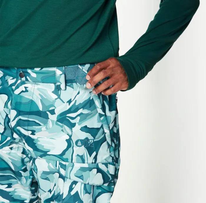 Men PLAN PRINTED PANTS Picture Organic Clothing Snow Pants