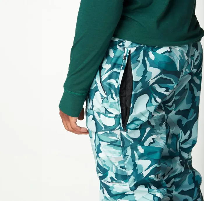 Men PLAN PRINTED PANTS Picture Organic Clothing Snow Pants