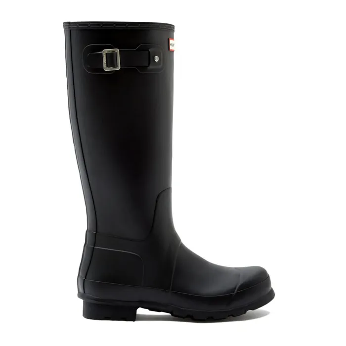 Men Rain Boots Hunter Boots Original Tall Rain Boots Black