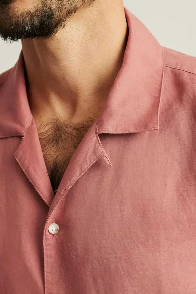 Men Riviera Cabana Shirt Withered Rose Bonobos Casual Shirts