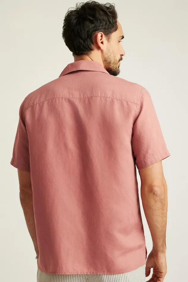 Men Riviera Cabana Shirt Withered Rose Bonobos Casual Shirts
