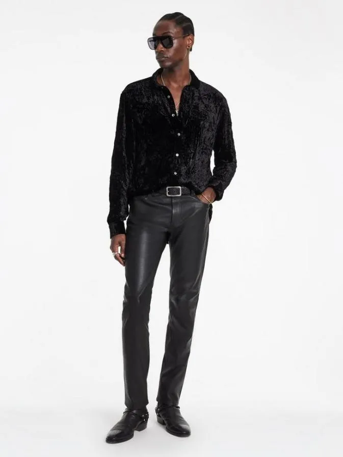 Men Shirts John Varvatos BATIK SHIRT Black