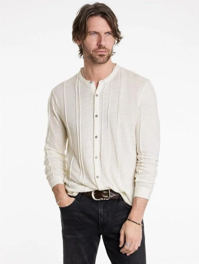 Men Shirts John Varvatos DYCKMAN SHIRT Egg Shell
