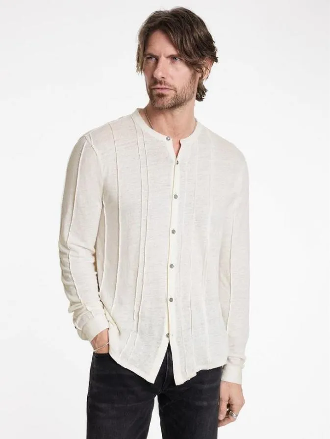 Men Shirts John Varvatos DYCKMAN SHIRT Egg Shell