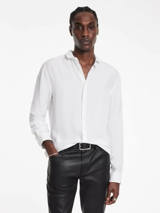 Men Shirts John Varvatos ORCHARD SHIRT White