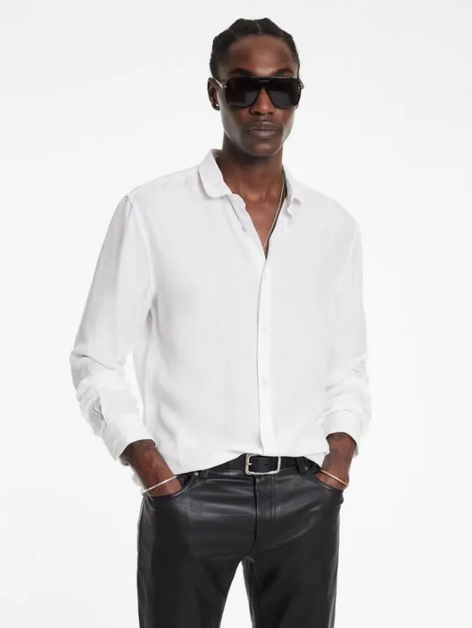 Men Shirts John Varvatos ORCHARD SHIRT White