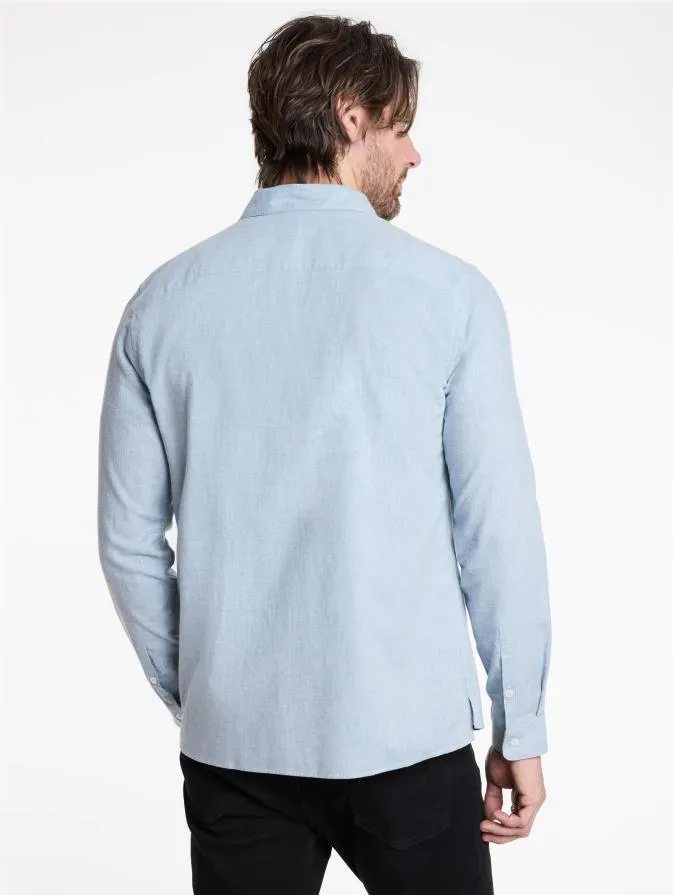Men Shirts John Varvatos ROSEDALE SHIRT Blue Mist