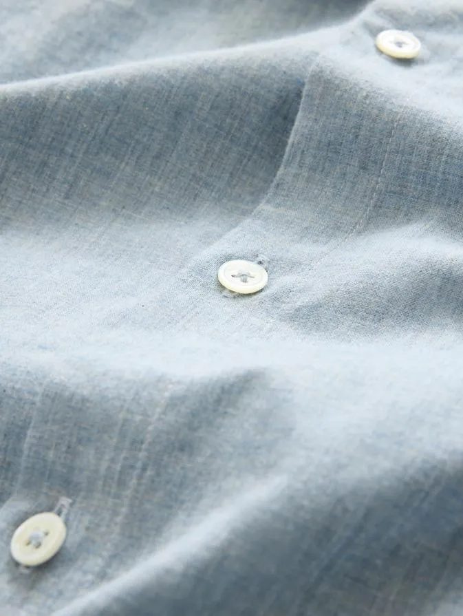 Men Shirts John Varvatos ROSEDALE SHIRT Blue Mist