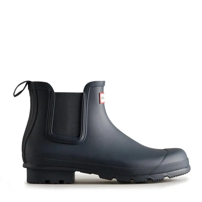 Men Short and Ankle Boots Hunter Boots Original Chelsea Boots Navy
