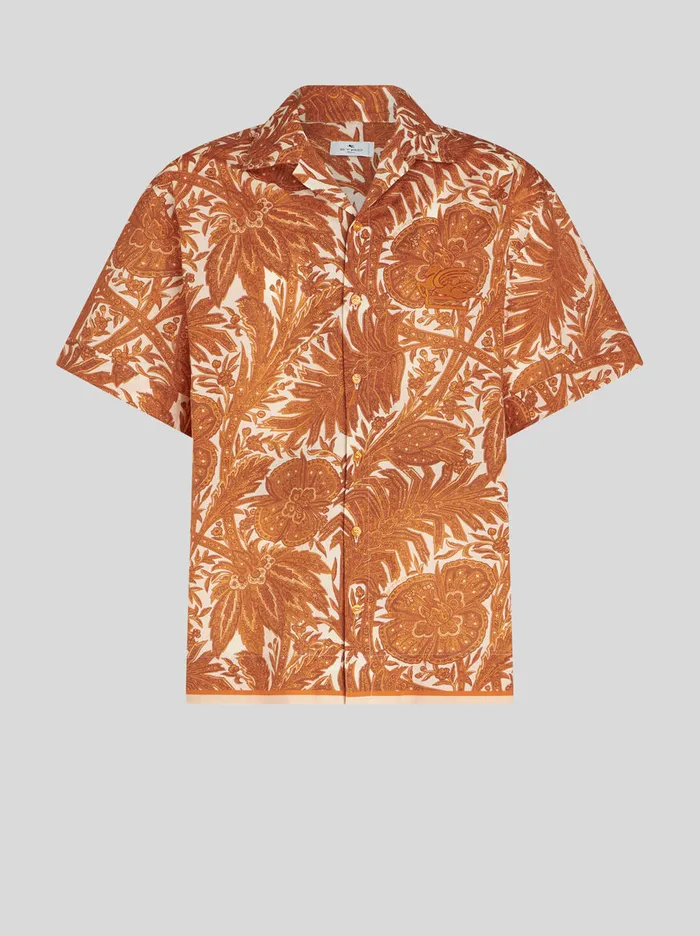 Men ShortSleeved Printed Shirt Etro Shirts