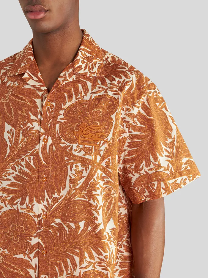 Men ShortSleeved Printed Shirt Etro Shirts