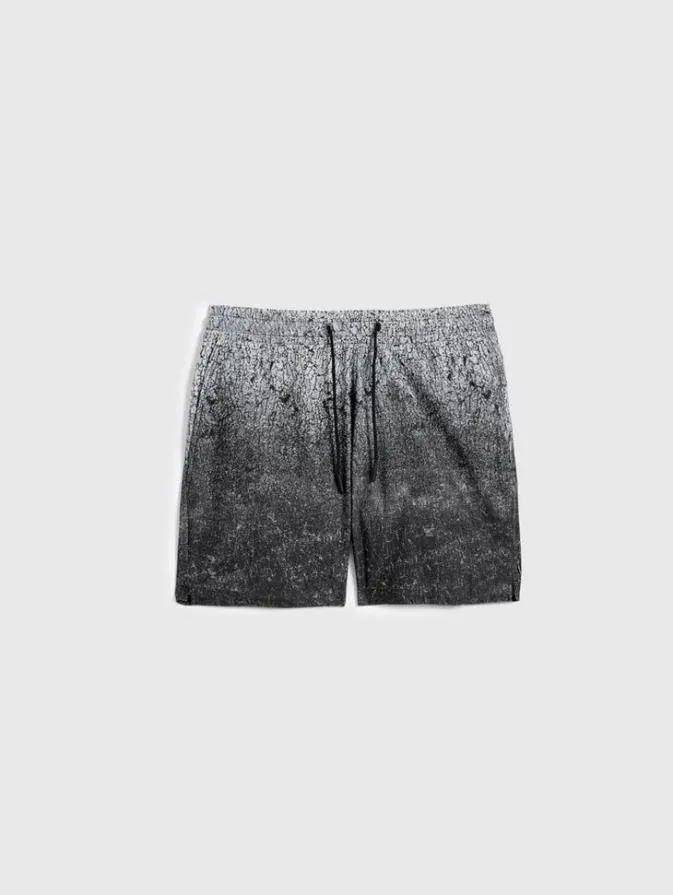 Men Shorts And Swimwear John Varvatos MAUI SWIM SHORT Dk Steel Htr