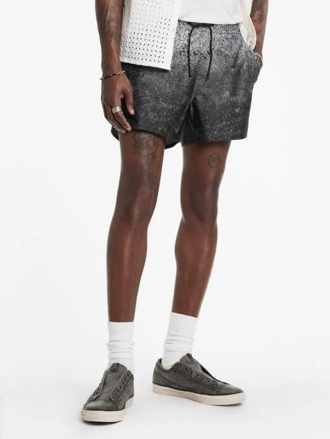 Men Shorts And Swimwear John Varvatos MAUI SWIM SHORT Dk Steel Htr