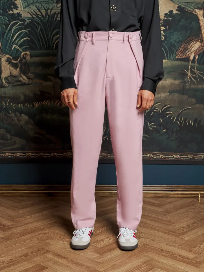 Men Sister Jane Trousers Lennon Woven Trousers Dusty Pink
