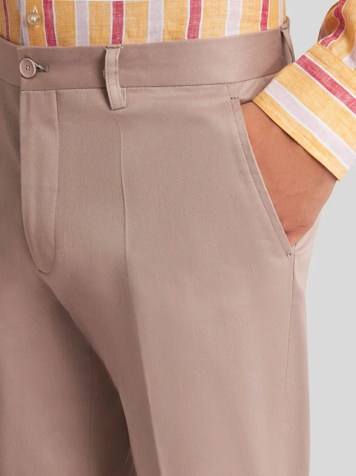 Men Stretch Cotton Trousers Etro Trousers