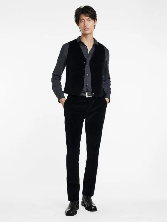 Men Suit Jackets John Varvatos LOWA VEST Black