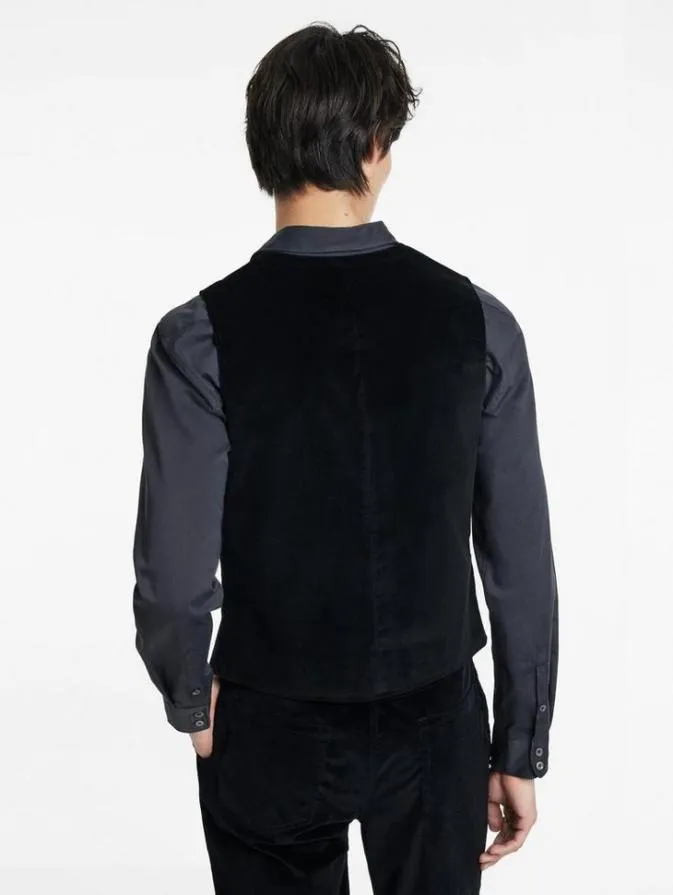Men Suit Jackets John Varvatos LOWA VEST Black