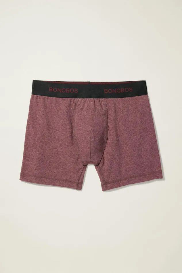 Men Supersoft Underwear Crushed Heather Cranberry Bonobos Socks and Underwear