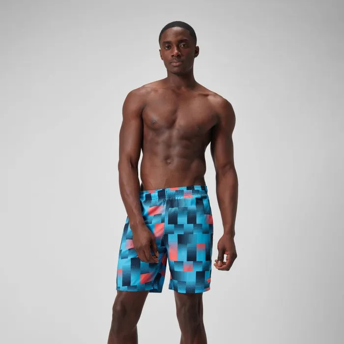 Men Swim Shorts Speedo Men039s Xpress Lite Allover 18034 Swim Shorts BlueNavy