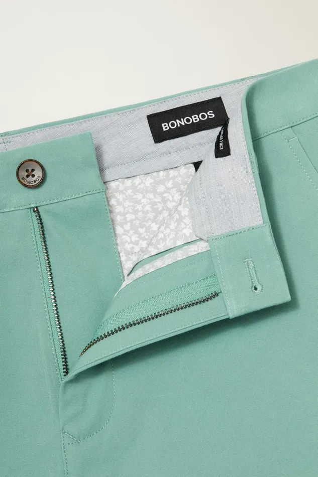 Men The Chino Short 20 Mineral Blue Bonobos Chino Shorts