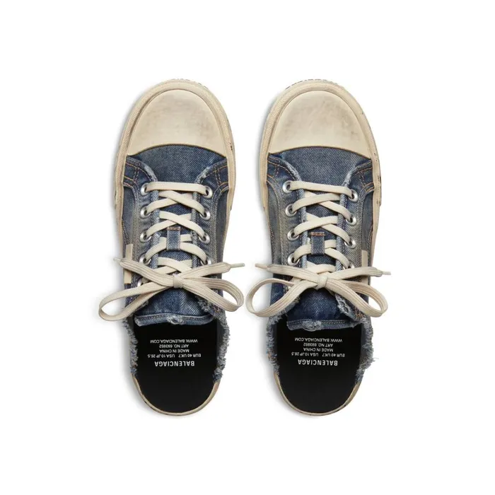 Men Trainers Balenciaga Paris Mule In Blue