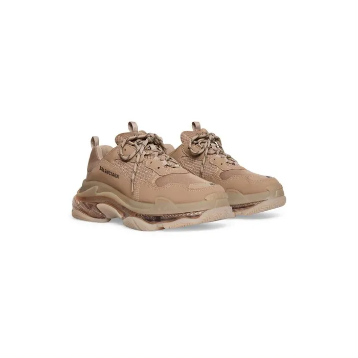 Men Trainers Balenciaga Triple S Clear Sole Trainers In Brown
