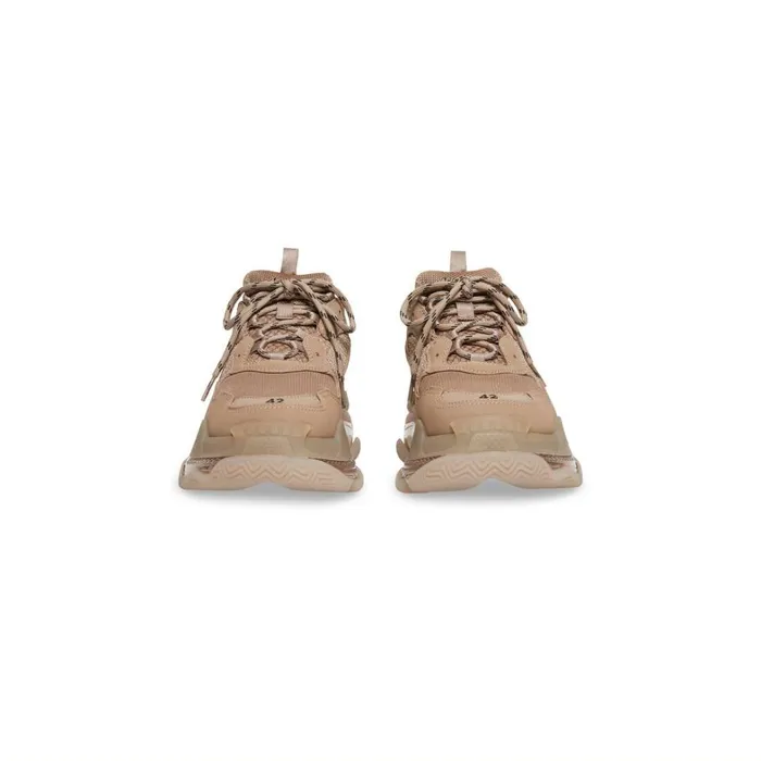 Men Trainers Balenciaga Triple S Clear Sole Trainers In Brown