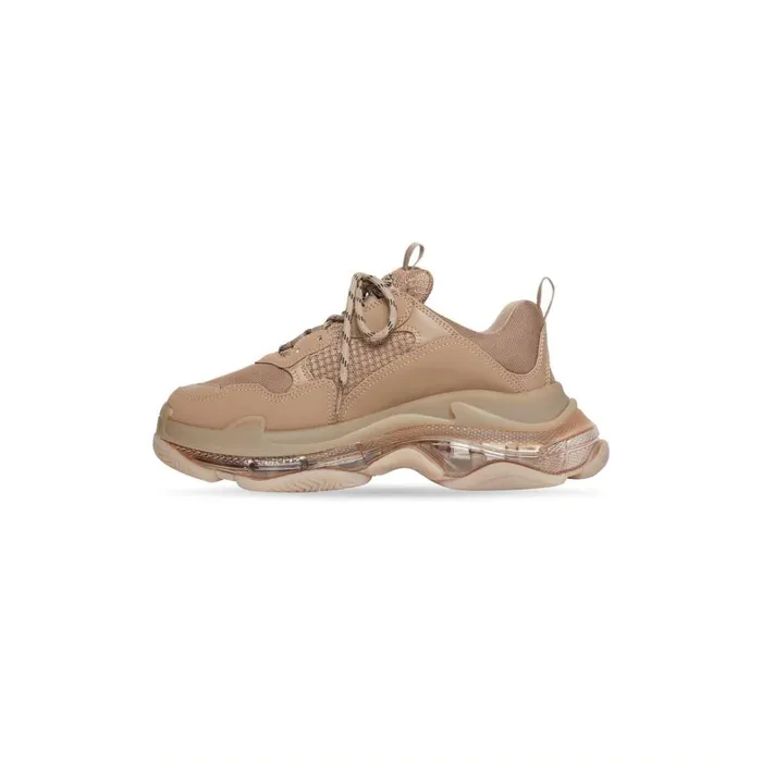 Men Trainers Balenciaga Triple S Clear Sole Trainers In Brown