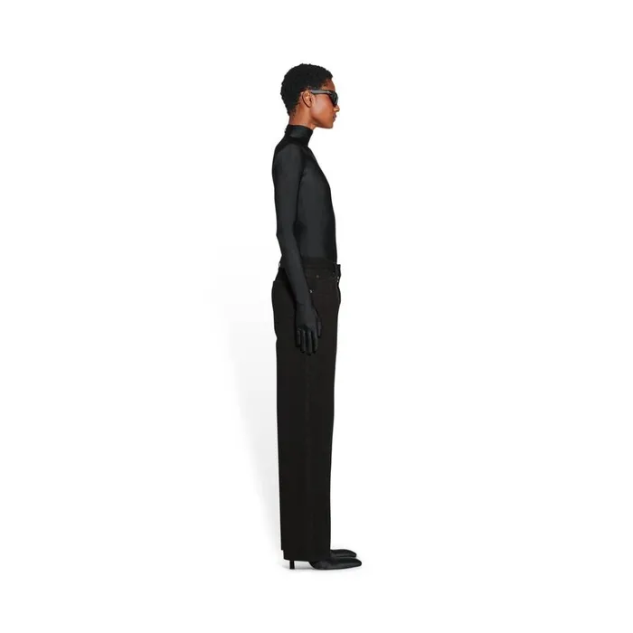 Men Trousers Balenciaga Large Trousers In Black
