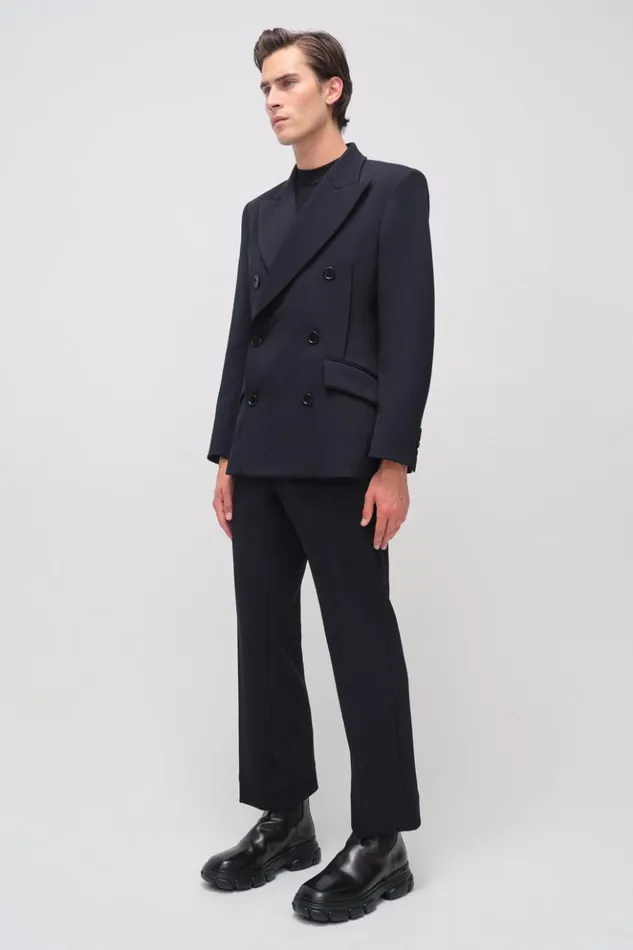 Men Tyson Blazer Black Jonathan Simkhai Jackets and Coats