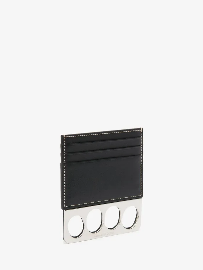 Men Wallets And Cardholders Alexander McQueen The Grip Card Holder Black
