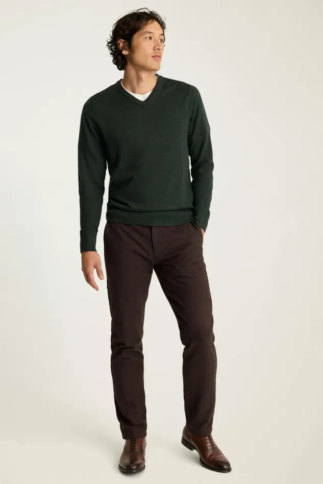 Men Washable Merino VNeck Sweater Heather Forest Green Bonobos Crew and VNeck Sweaters Men Washable Merino VNeck Sweater Heather Forest Green Bonobos Crew and VNeck Sweaters
