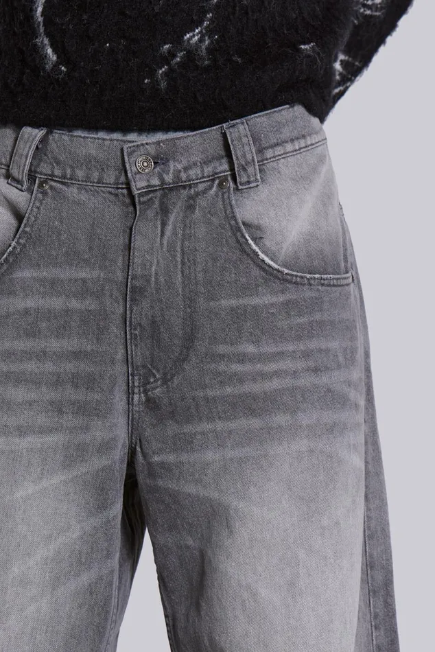 Men Washed Grey Colossus Jeans Jaded London Colossus Jeans