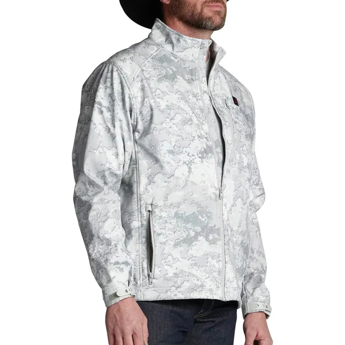 MEN Weather Resisting Jacket Snow Camo Justin Boots Outerwear