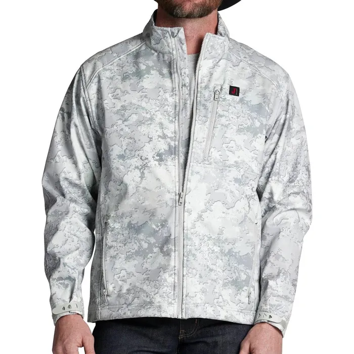 MEN Weather Resisting Jacket Snow Camo Justin Boots Outerwear