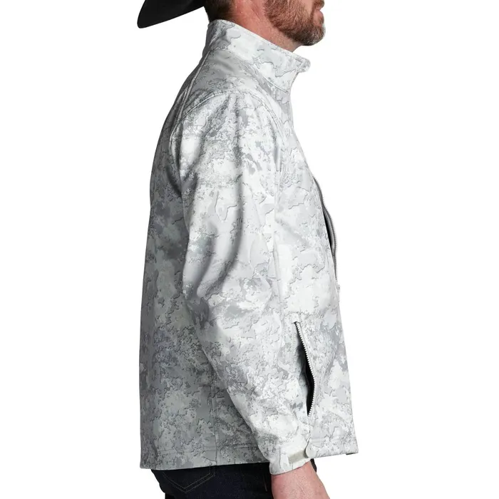 MEN Weather Resisting Jacket Snow Camo Justin Boots Outerwear