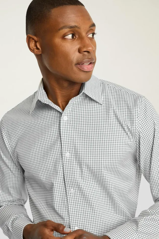 Men Weekday Warrior Dress Shirt Green Check Bonobos Business Casual Shirts