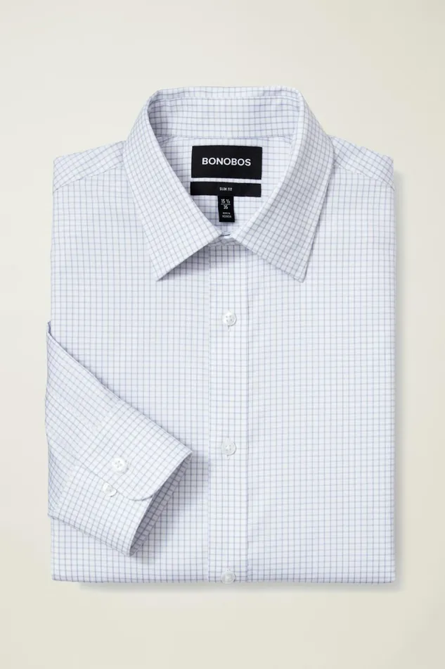 Men Weekday Warrior Dress Shirt Violet Check Bonobos Business Casual Shirts