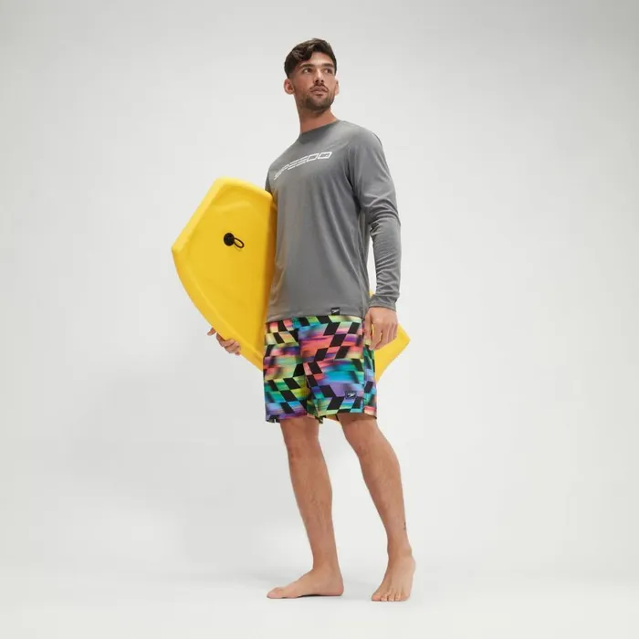 Men Wetsuits and Trisuits Speedo Men039s Long Sleeve Graphic Swim Shirt Grey Men Wetsuits and Trisuits Speedo Men039s Long Sleeve Graphic Swim Shirt Grey