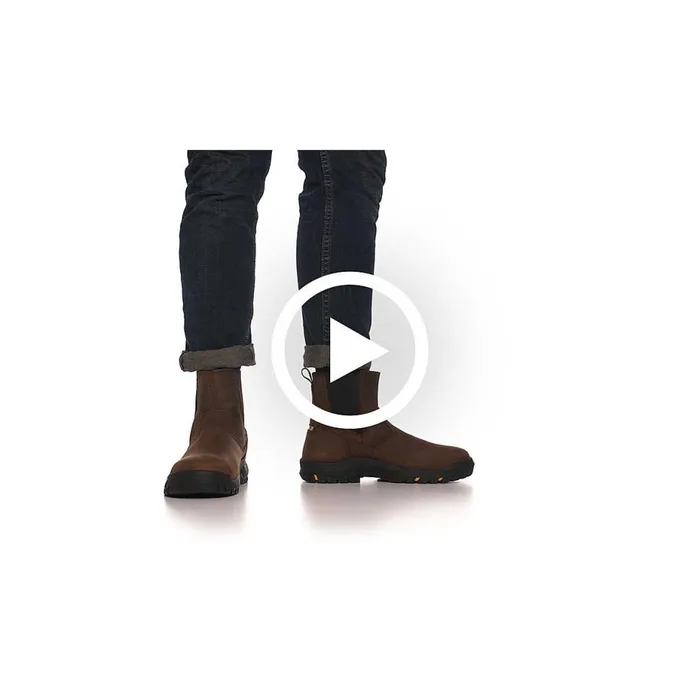 Men Wheelbase Steel Toe Work Boot Cat Footwear Boots