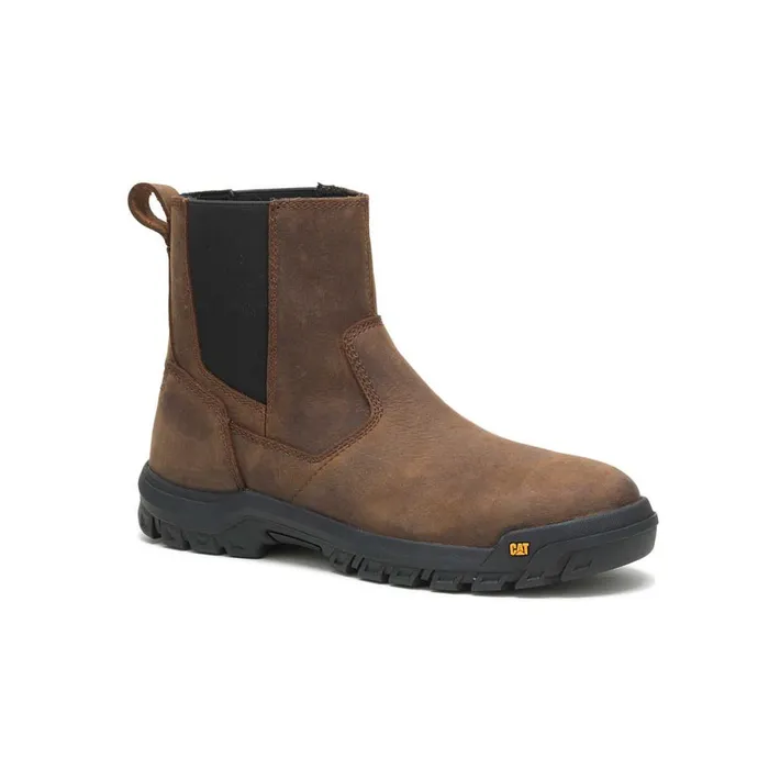 Men Wheelbase Steel Toe Work Boot Cat Footwear Boots