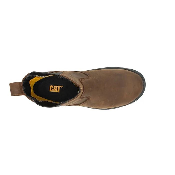Men Wheelbase Steel Toe Work Boot Cat Footwear Boots
