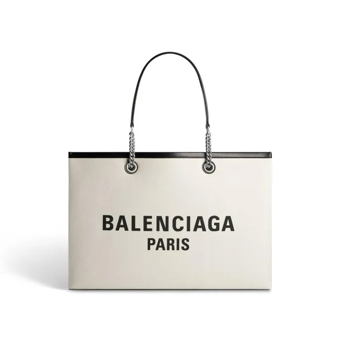 MenWomen Bags and Totes Balenciaga Duty Free Large Tote Bag In Natural