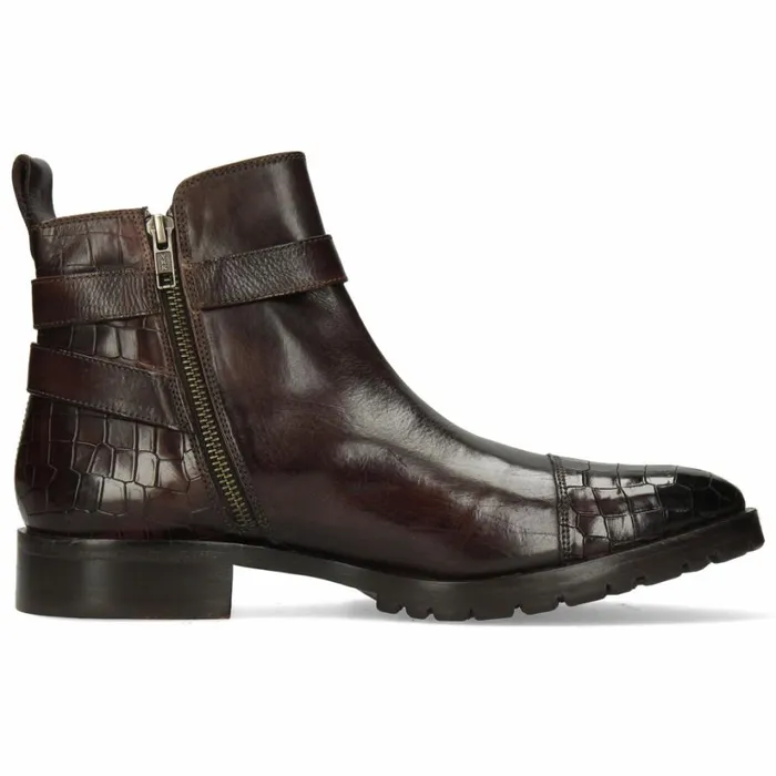 Mens Ankle Boots Melvin and Hamilton Eddy 9 Brown