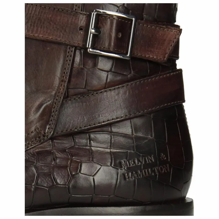 Mens Ankle Boots Melvin and Hamilton Eddy 9 Brown