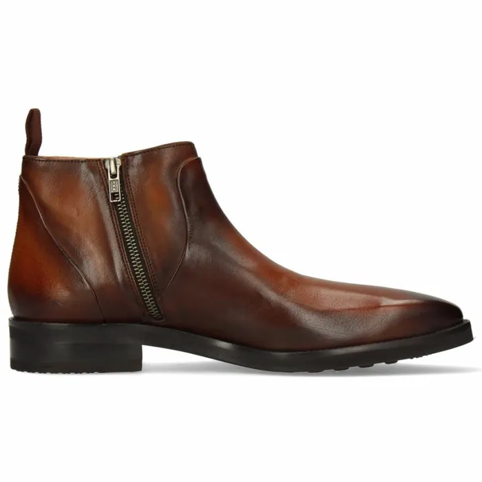 Mens Ankle Boots Melvin and Hamilton Lance 51 Brown