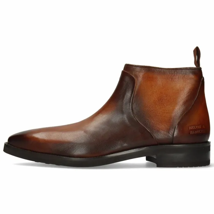 Mens Ankle Boots Melvin and Hamilton Lance 51 Brown