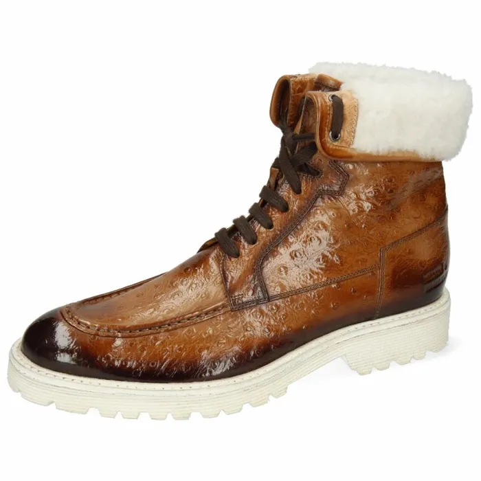 Mens Ankle Boots Melvin and Hamilton Trevor 31 Light Brown